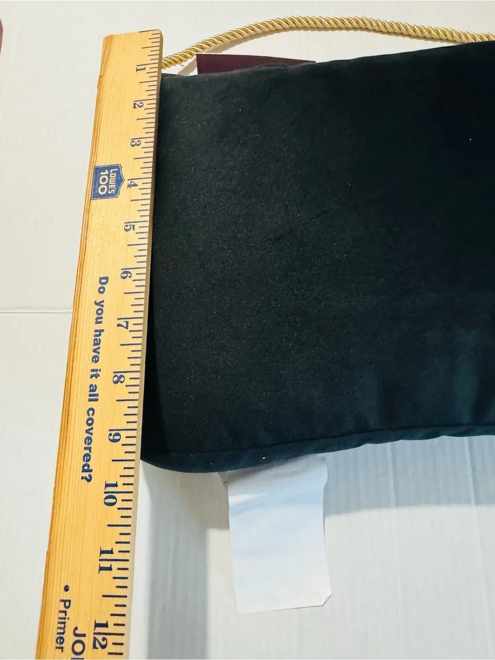 Juicy Couture gold and Black Quilted Shoulder Bag decorative pillow BNWT